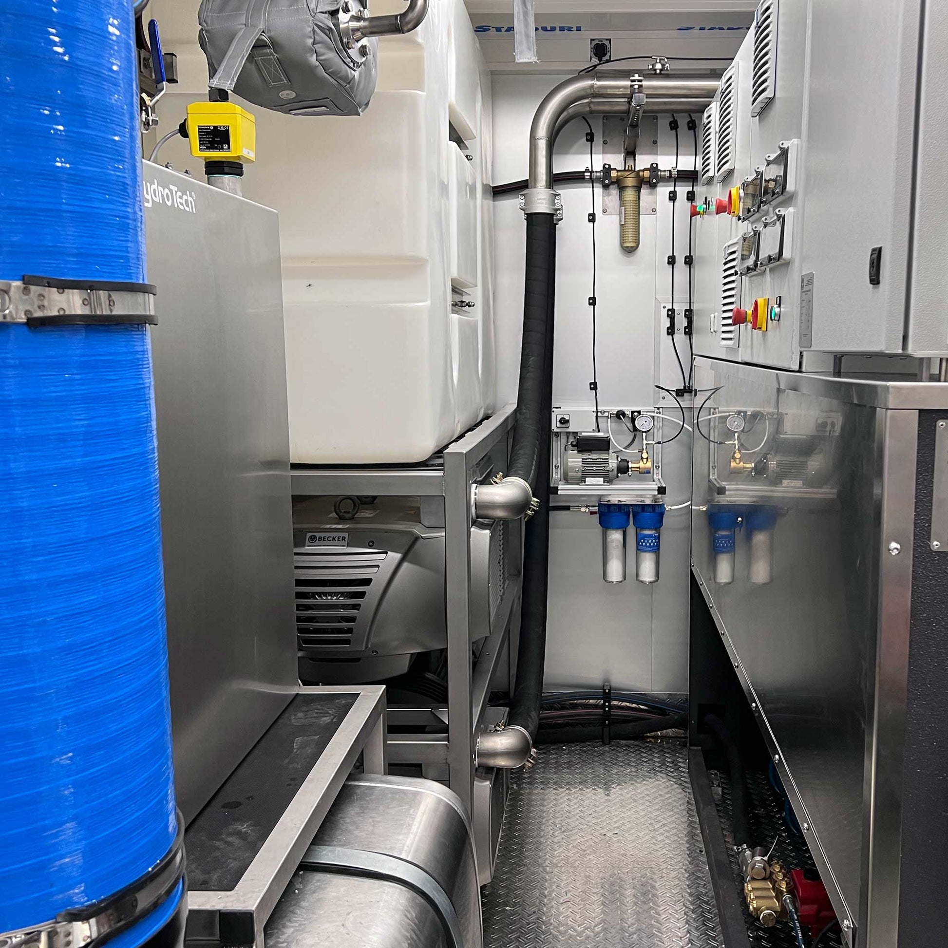 Inversionstrommel und Dampfsystem | Wechselbehälter