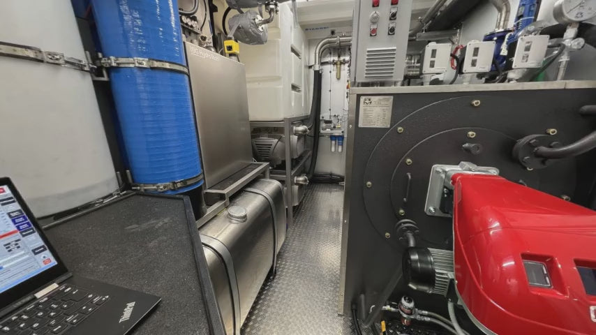 Gesamtansicht Dampfanlage mit Inversionstrommel
