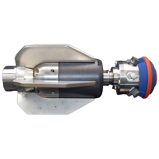 RotoMax 100 rotierende Kanalreinigungsdüse für Industrieeinsätze bis DN 1000.
