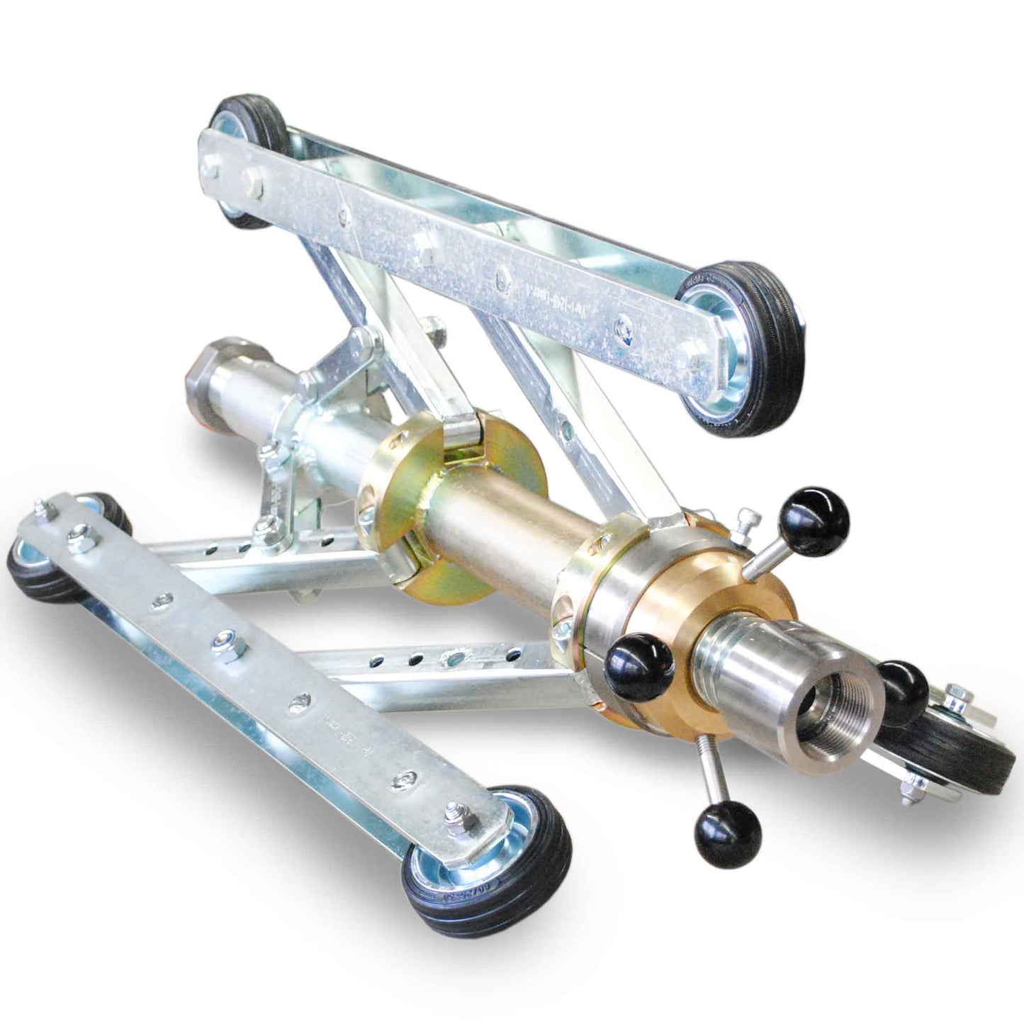 Verstellbarer Düsenhalter für optimale Rohrreinigung.