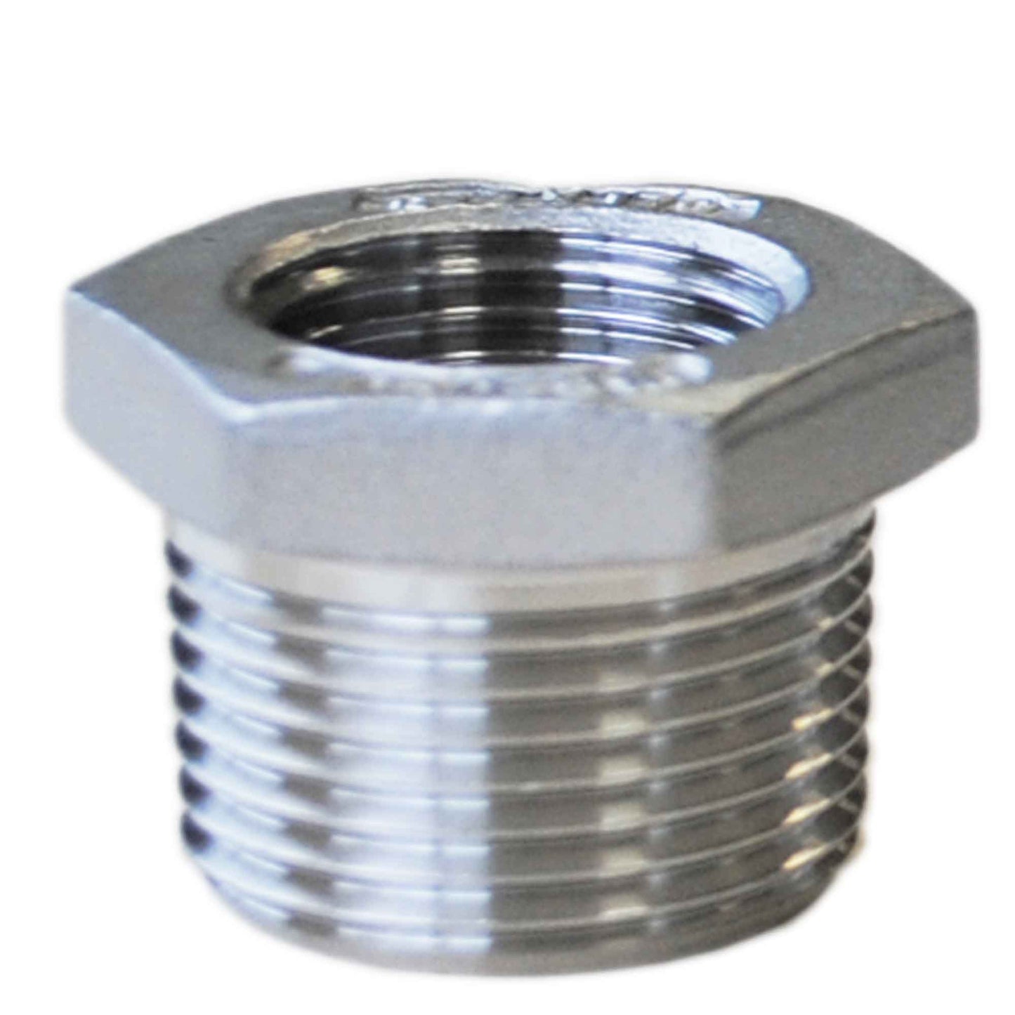 Reduzierstück aus Edelstahl.